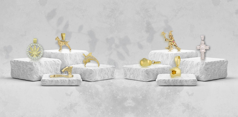 Gold Pendants in 9ct, 14ct & 18ct Designs
