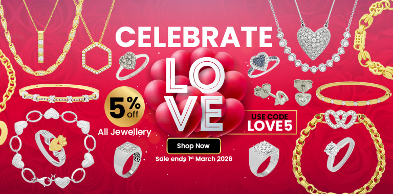 Valentine’s Day Jewellery Sale – 5% Off Gold & Diamond Jewellery