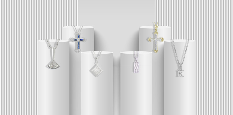 White Gold & Platinum Women's Diamond Necklaces