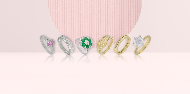 Women's Diamond & Gemstone Gold Rings